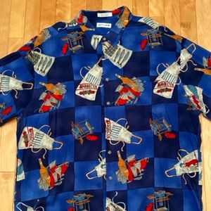 Pierre Cardin Designer excellent BBQ and / or Picnic Shirt - XXL